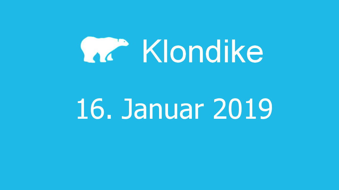 Microsoft solitaire collection - klondike - 16. Januar 2019