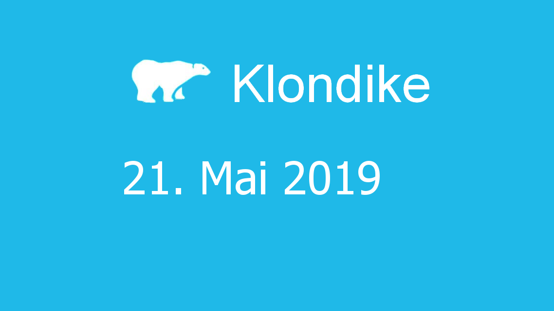 Microsoft solitaire collection - klondike - 21. Mai 2019