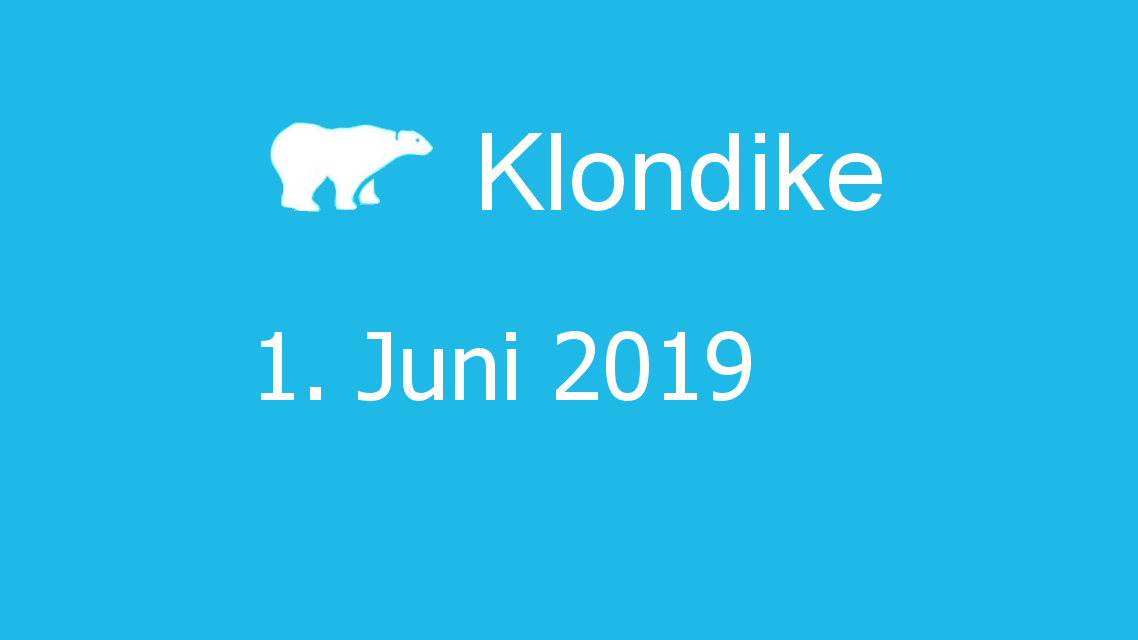 Microsoft solitaire collection - klondike - 01. Juni 2019