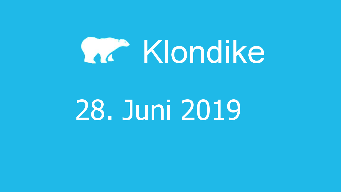 Microsoft solitaire collection - klondike - 28. Juni 2019