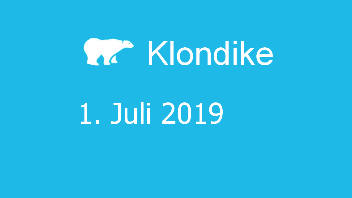 Microsoft solitaire collection - klondike - 01. Juli 2019
