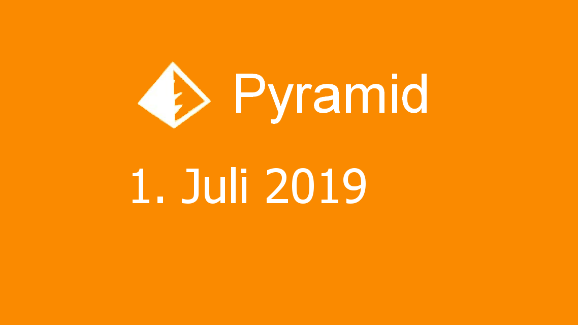 Microsoft solitaire collection - Pyramid - 01. Juli 2019
