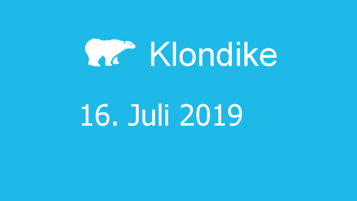 Microsoft solitaire collection - klondike - 16. Juli 2019