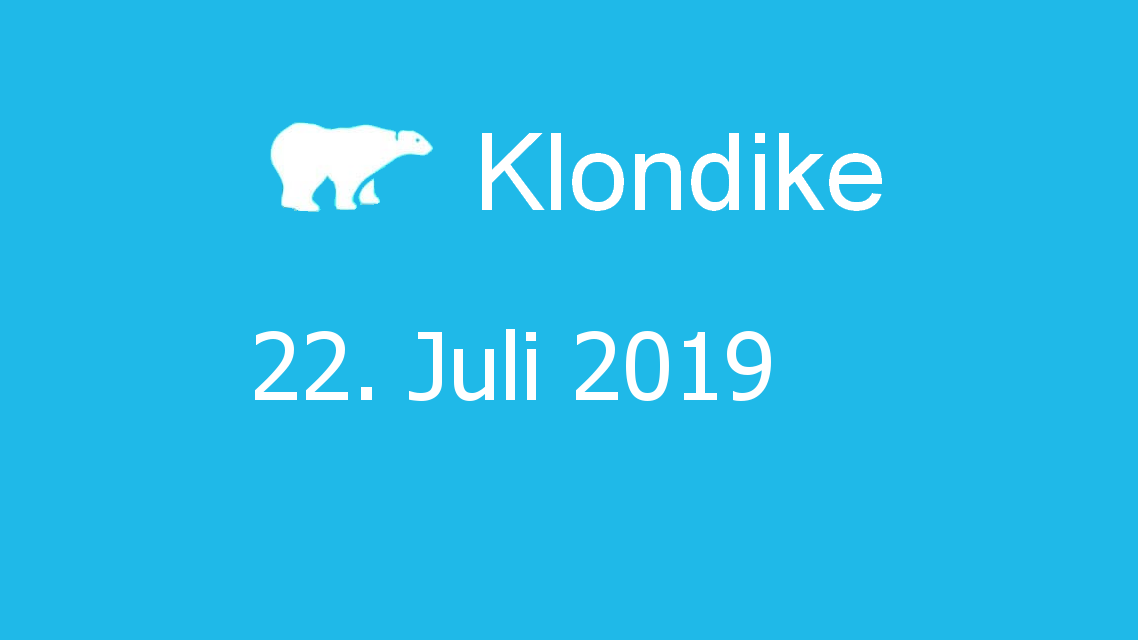 Microsoft solitaire collection - klondike - 22. Juli 2019