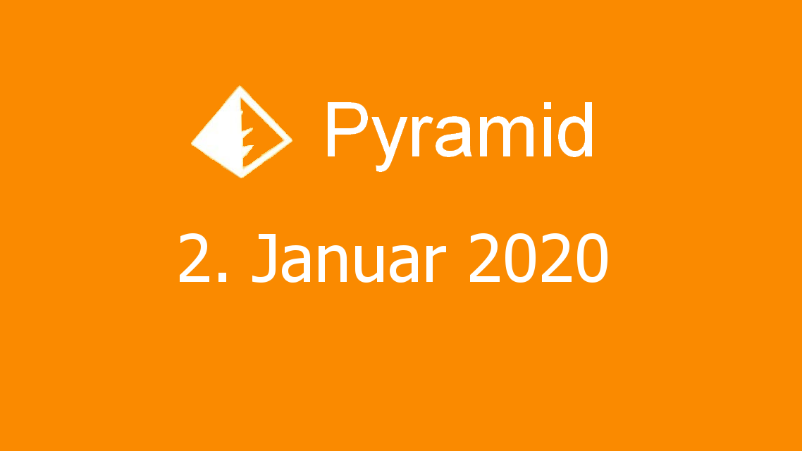 Microsoft solitaire collection - Pyramid - 02. Januar 2020