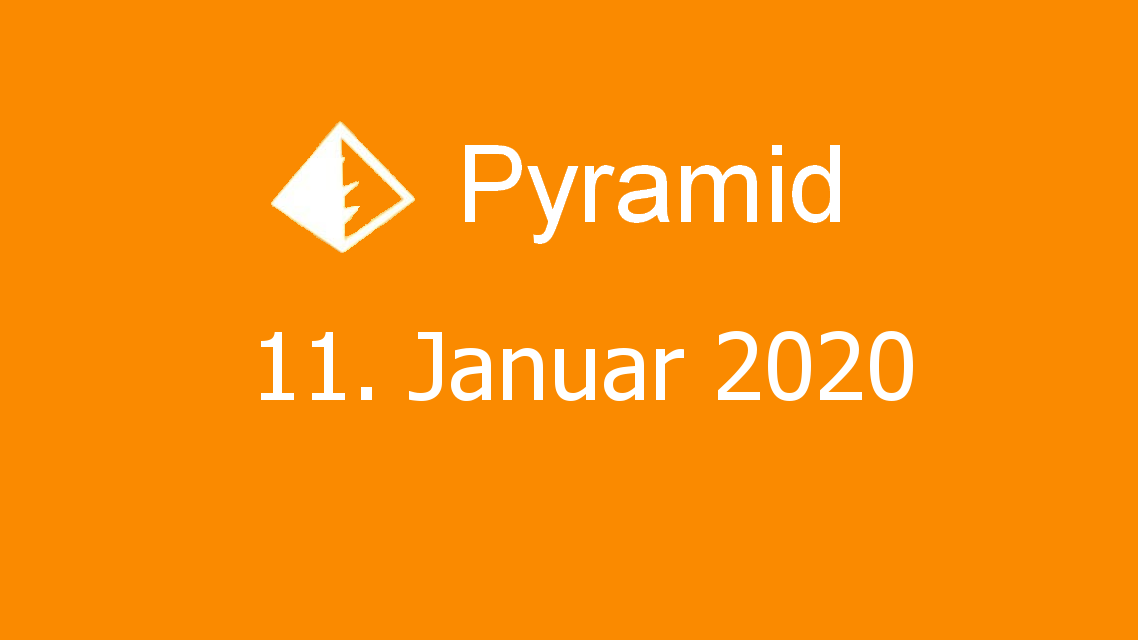 Microsoft solitaire collection - Pyramid - 11. Januar 2020