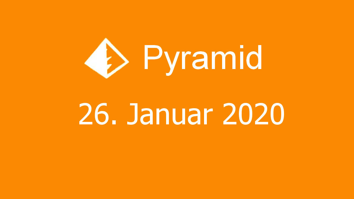 Microsoft solitaire collection - Pyramid - 26. Januar 2020