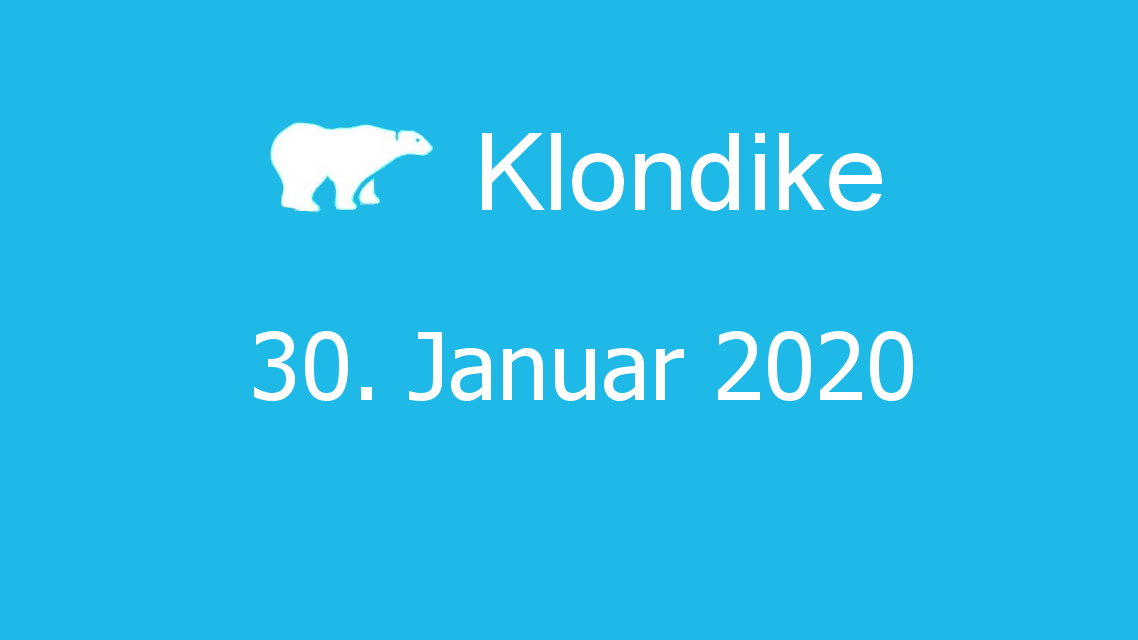 Microsoft solitaire collection - klondike - 30. Januar 2020