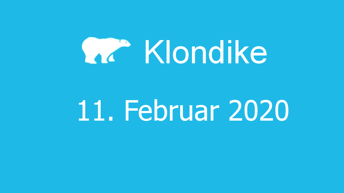 Microsoft solitaire collection - klondike - 11. Februar 2020
