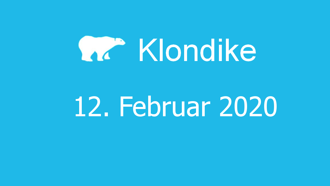 Microsoft solitaire collection - klondike - 12. Februar 2020