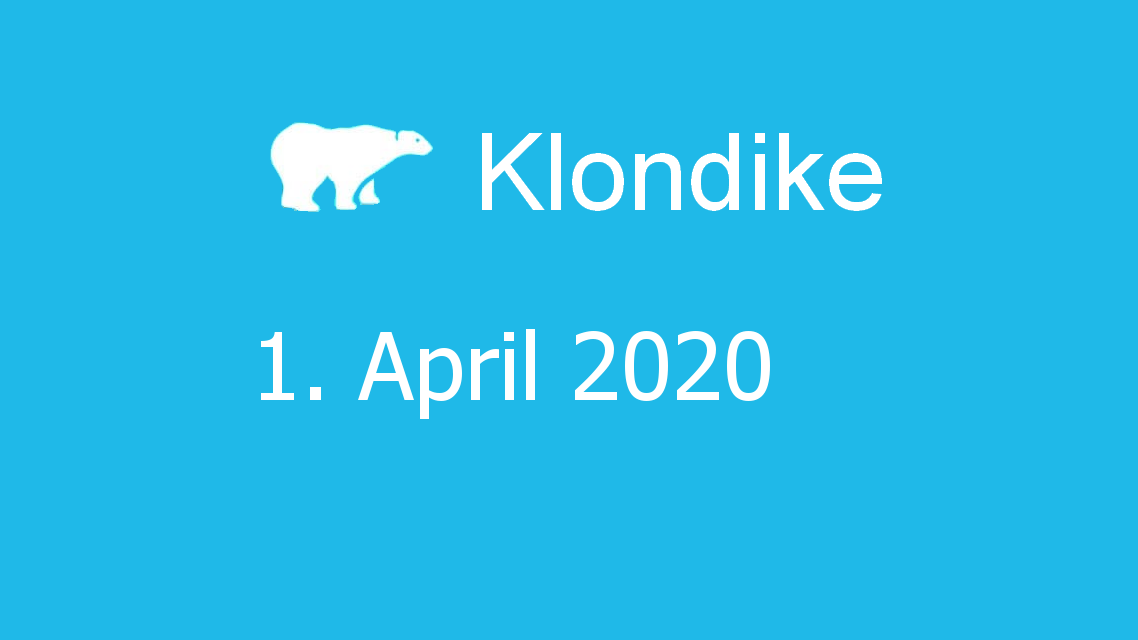 Microsoft solitaire collection - klondike - 01. April 2020