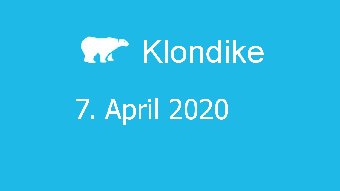 Microsoft solitaire collection - klondike - 07. April 2020