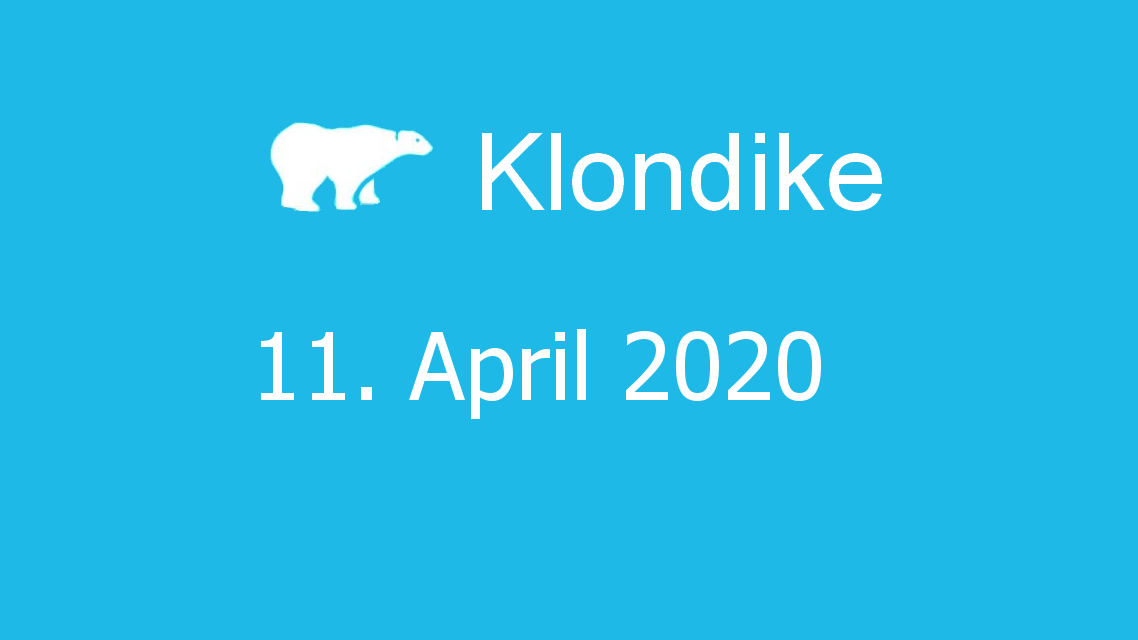 Microsoft solitaire collection - klondike - 11. April 2020