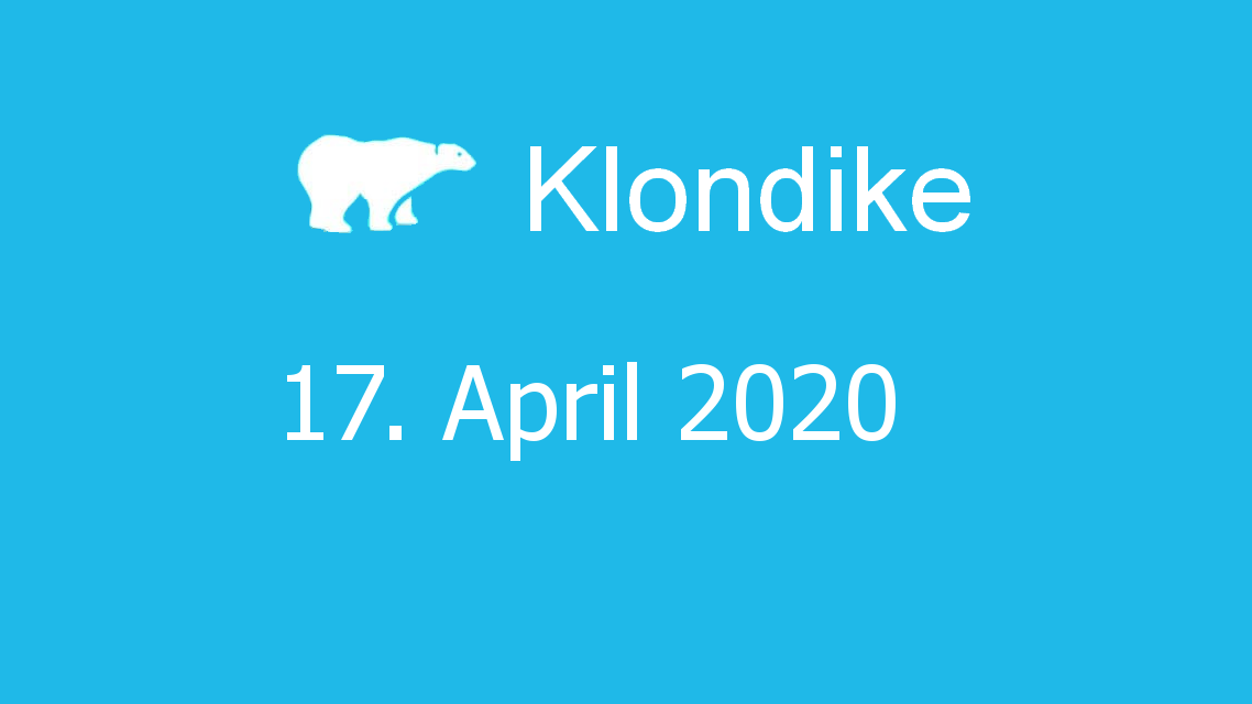 Microsoft solitaire collection - klondike - 17. April 2020