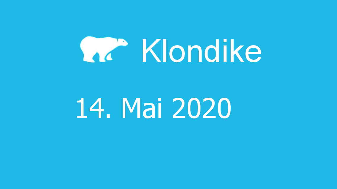 Microsoft solitaire collection - klondike - 14. Mai 2020
