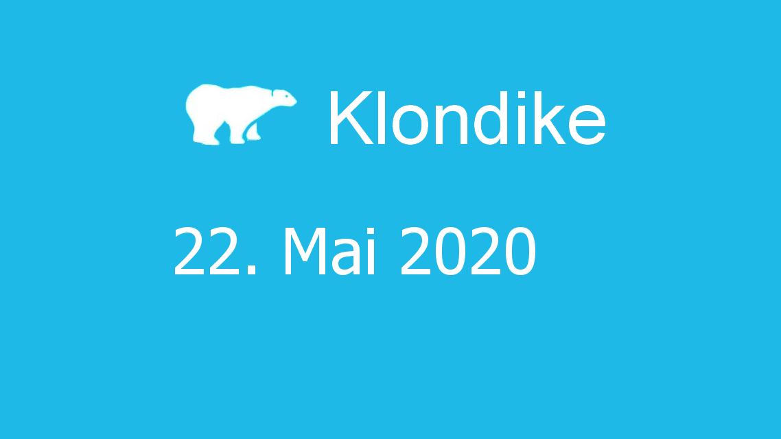Microsoft solitaire collection - klondike - 22. Mai 2020