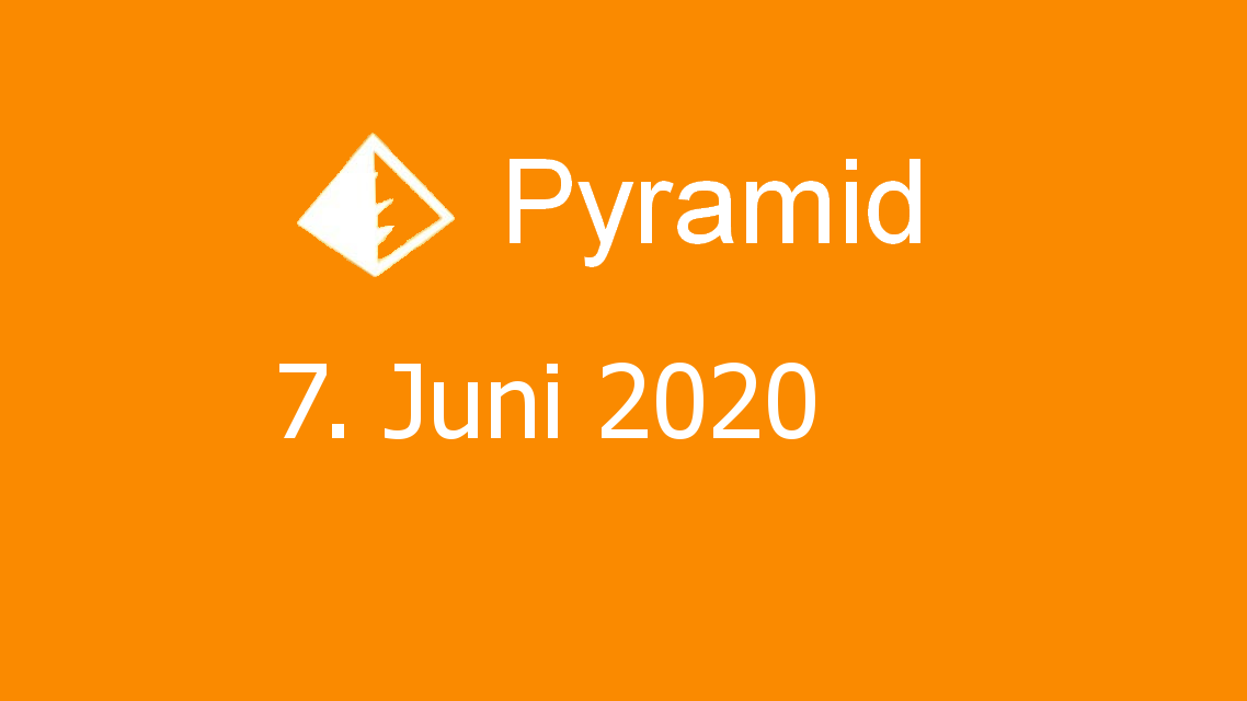 Microsoft solitaire collection - Pyramid - 07. Juni 2020