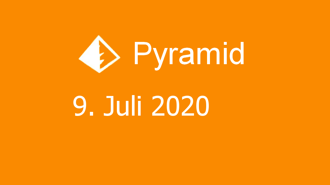 Microsoft solitaire collection - Pyramid - 09. Juli 2020