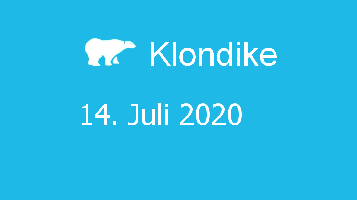 Microsoft solitaire collection - klondike - 14. Juli 2020