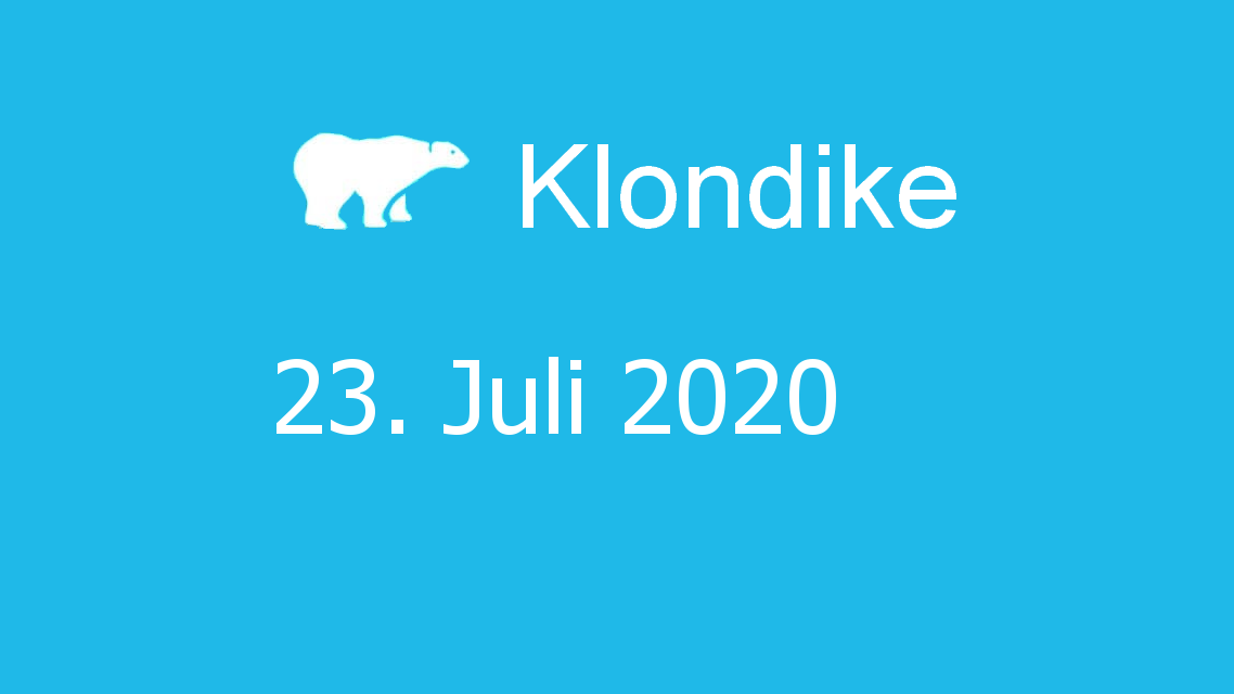 Microsoft solitaire collection - klondike - 23. Juli 2020