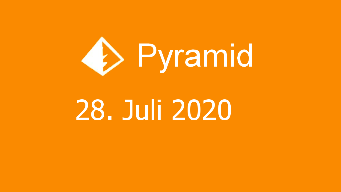 Microsoft solitaire collection - Pyramid - 28. Juli 2020