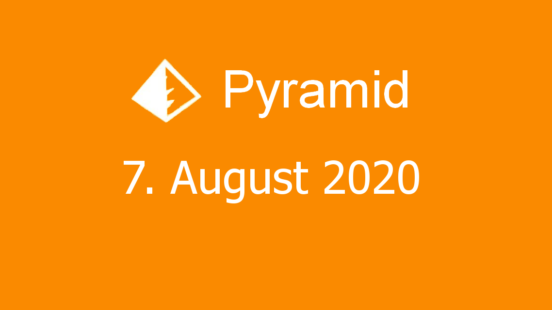 Microsoft solitaire collection - Pyramid - 07. August 2020