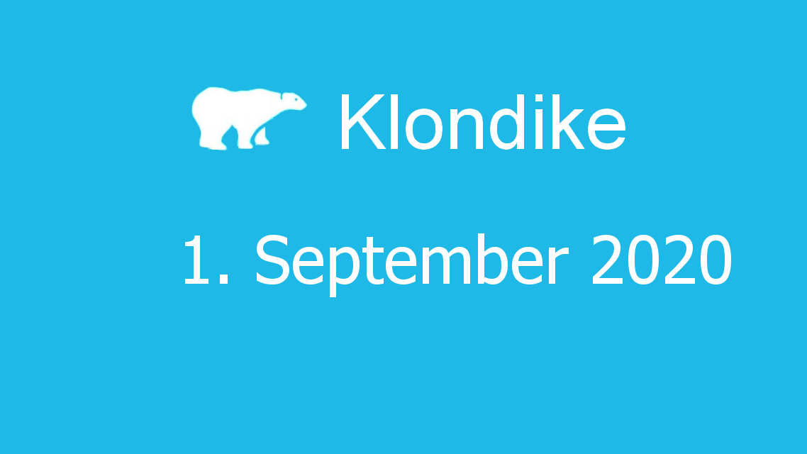 Microsoft solitaire collection - klondike - 01. September 2020