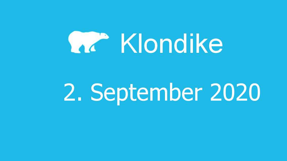 Microsoft solitaire collection - klondike - 02. September 2020