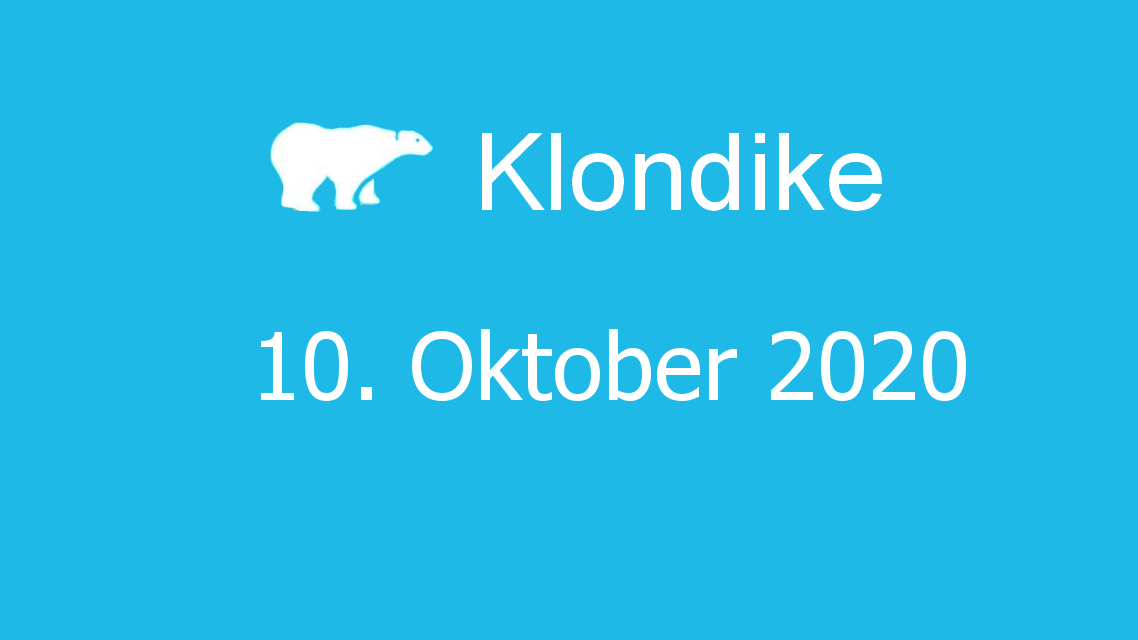 Microsoft solitaire collection - klondike - 10. Oktober 2020