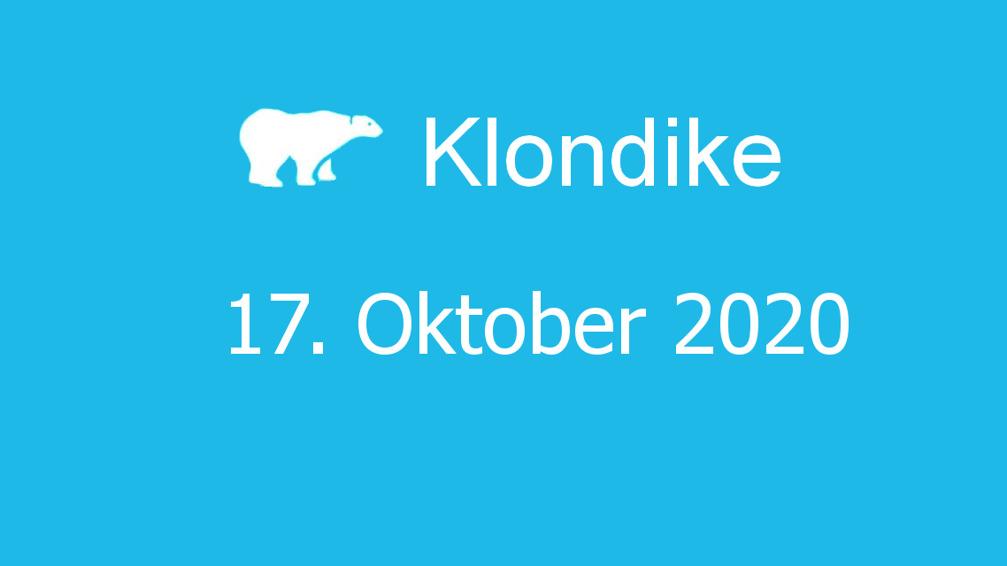 Microsoft solitaire collection - klondike - 17. Oktober 2020