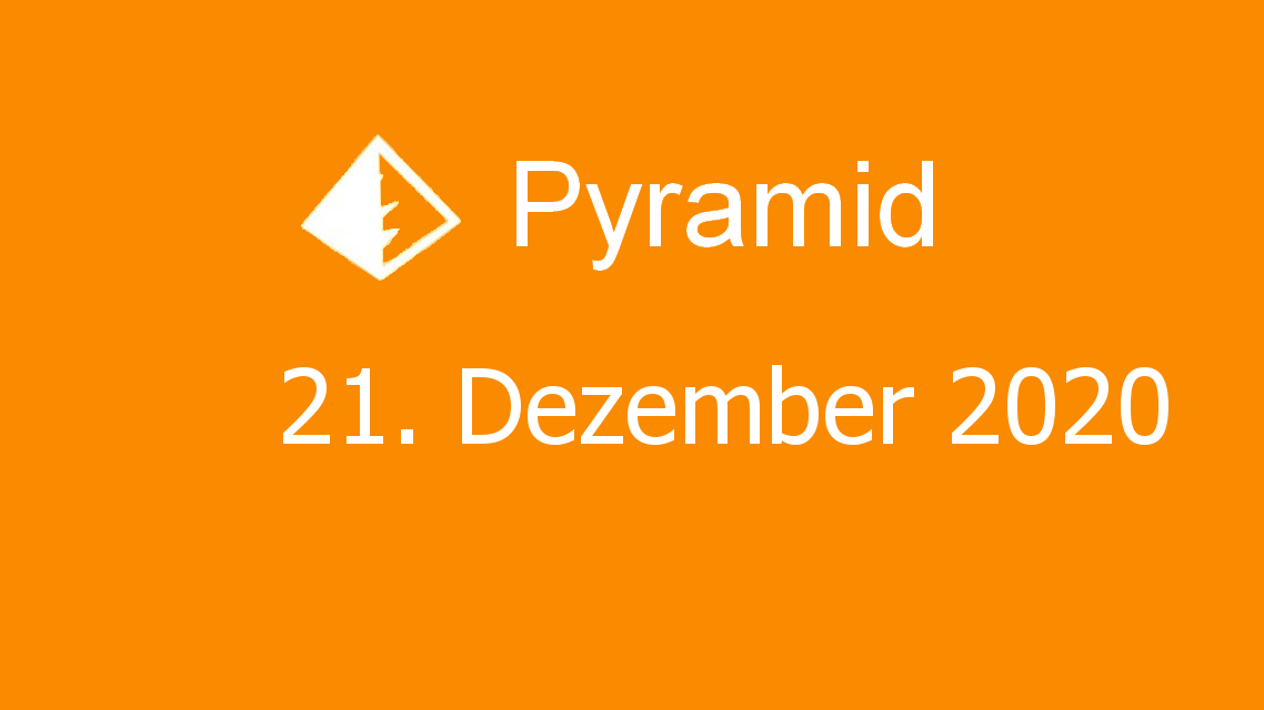 Microsoft solitaire collection - Pyramid - 21. Dezember 2020