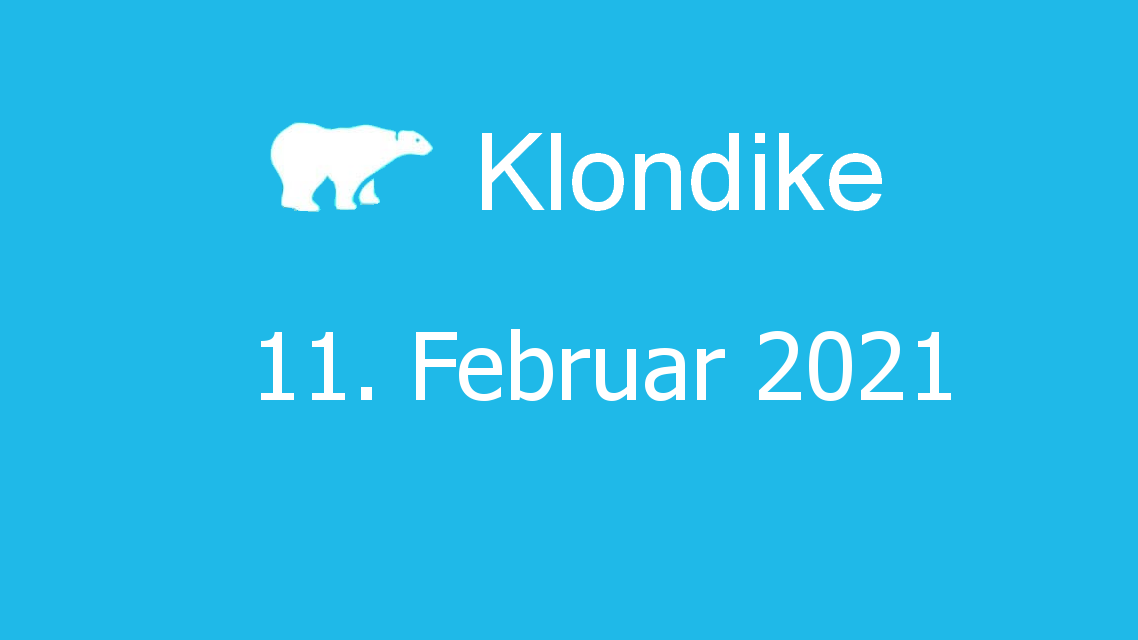 Microsoft solitaire collection - klondike - 11. februar 2021