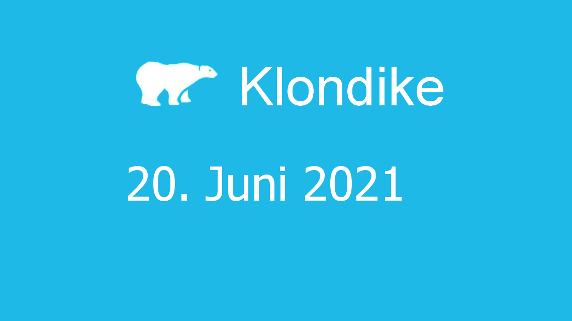 Microsoft solitaire collection - klondike - 20. juni 2021