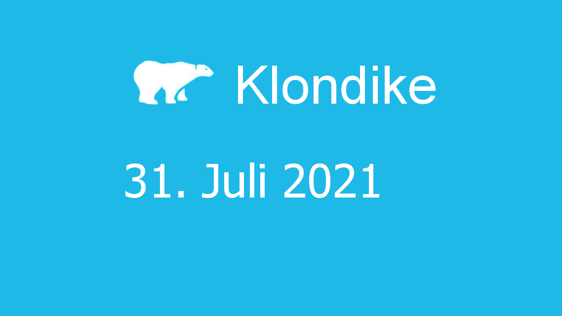 Microsoft solitaire collection - klondike - 31. juli 2021