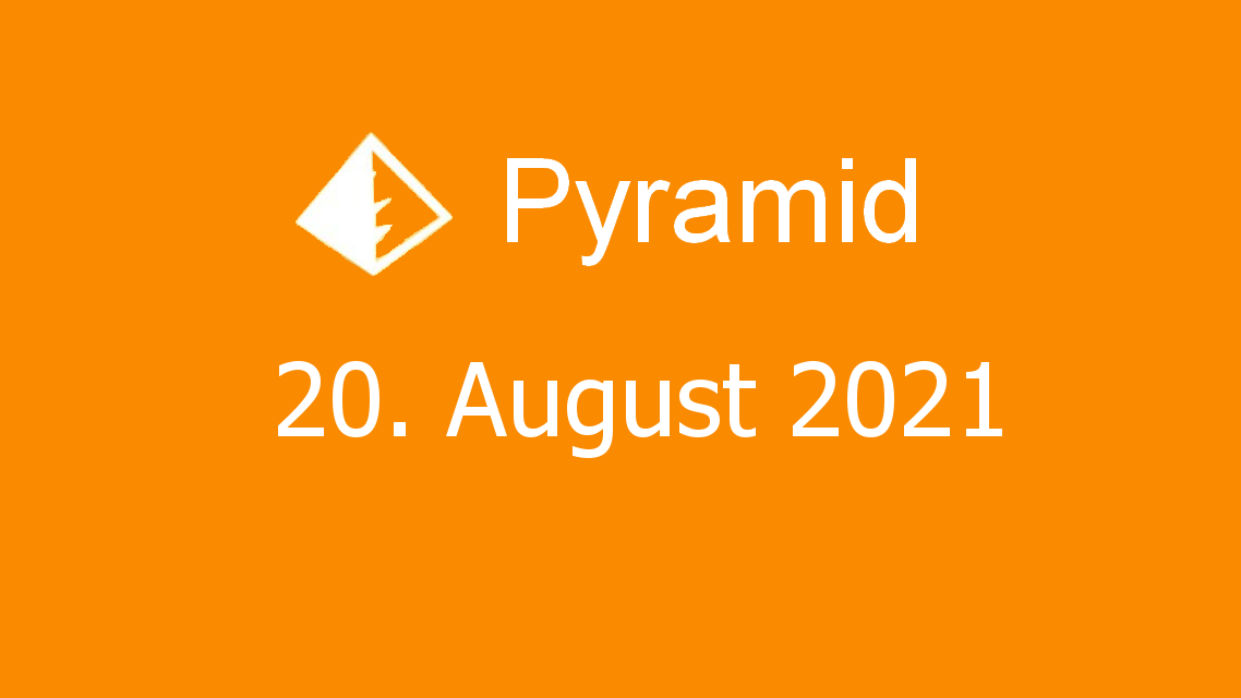 Microsoft solitaire collection - pyramid - 20. august 2021