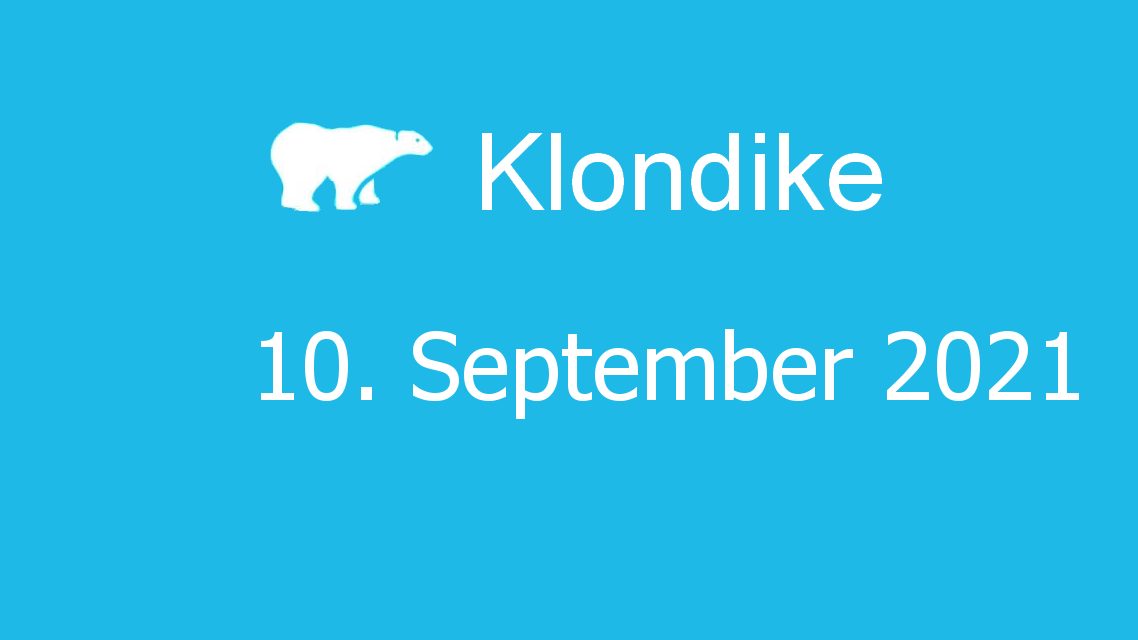 Microsoft solitaire collection - klondike - 10. september 2021