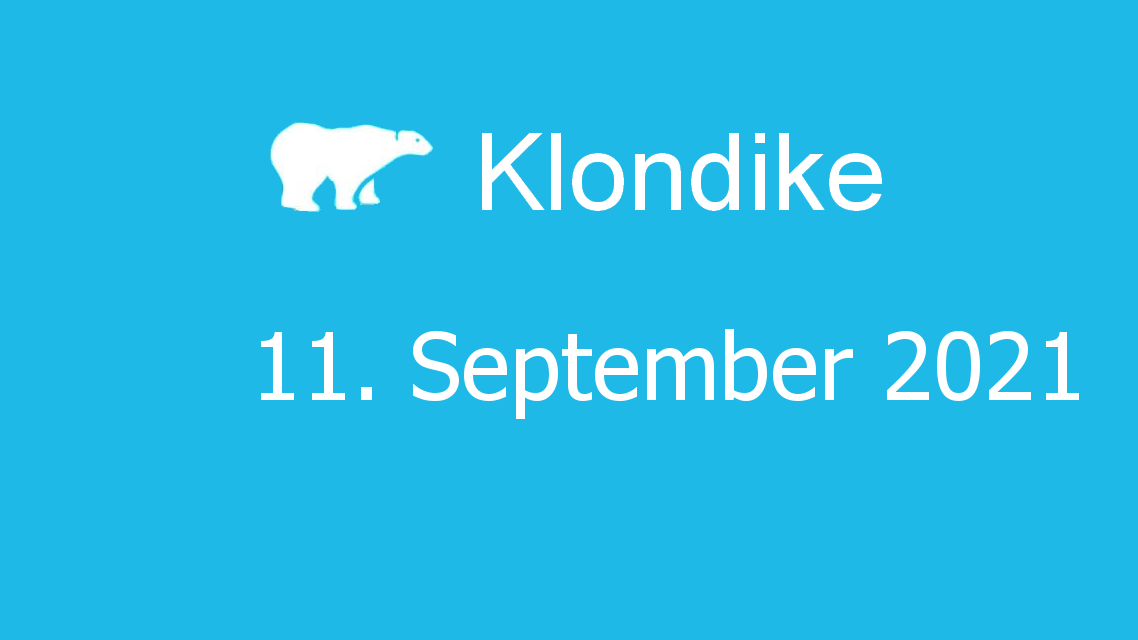 Microsoft solitaire collection - klondike - 11. september 2021