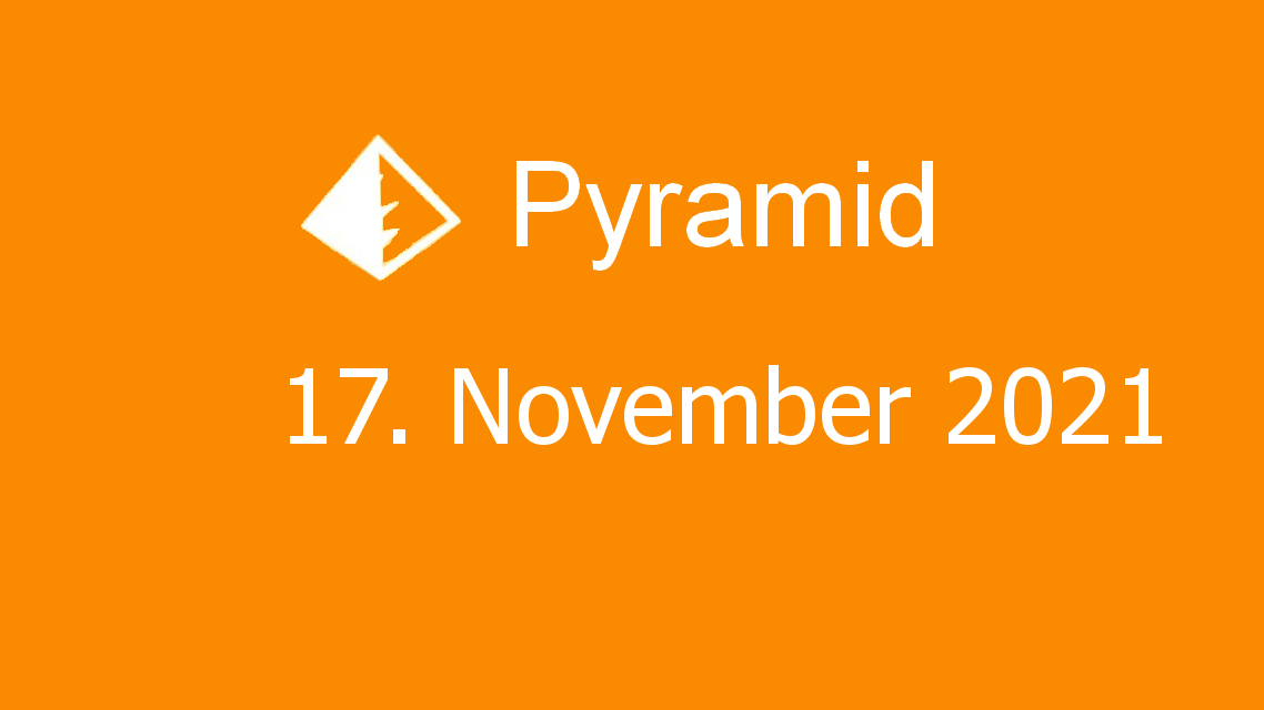 Microsoft solitaire collection - pyramid - 17. november 2021