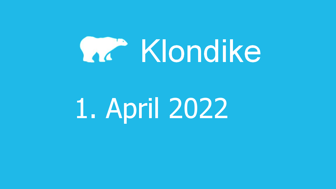 Microsoft solitaire collection - klondike - 01. april 2022