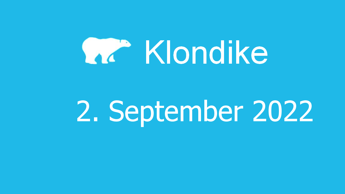 Microsoft solitaire collection - klondike - 02. september 2022