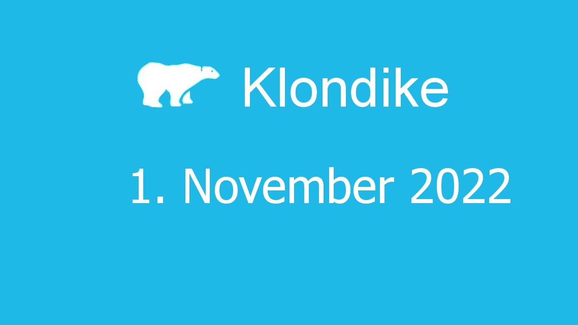 Microsoft solitaire collection - klondike - 01. november 2022