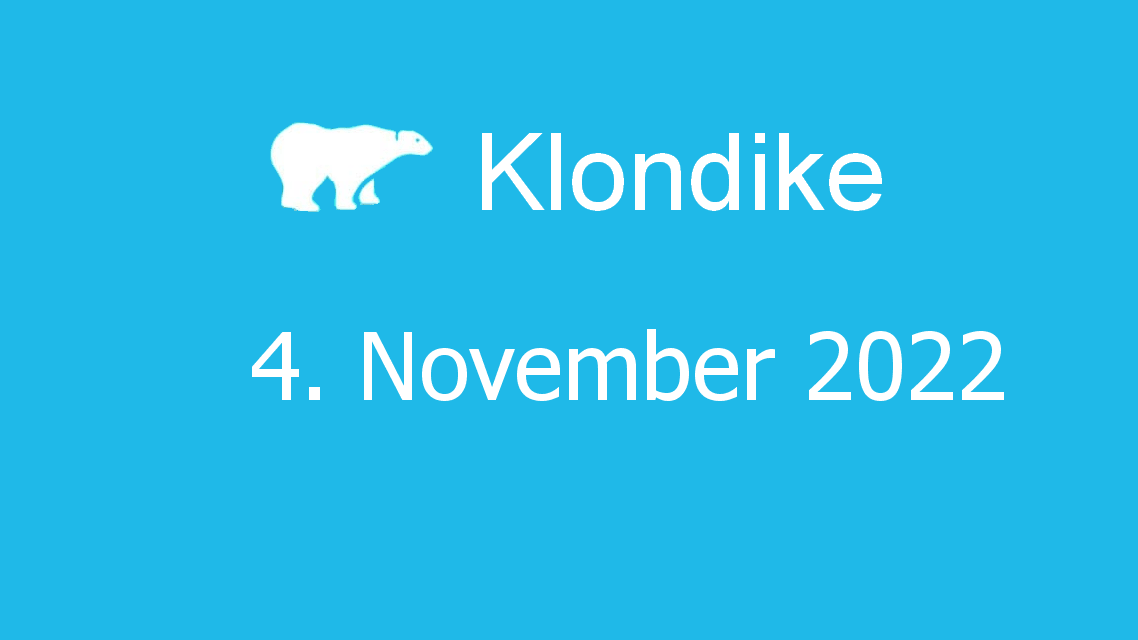 Microsoft solitaire collection - klondike - 04. november 2022