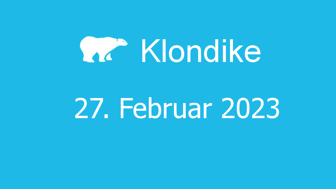 Microsoft solitaire collection - klondike - 27. februar 2023