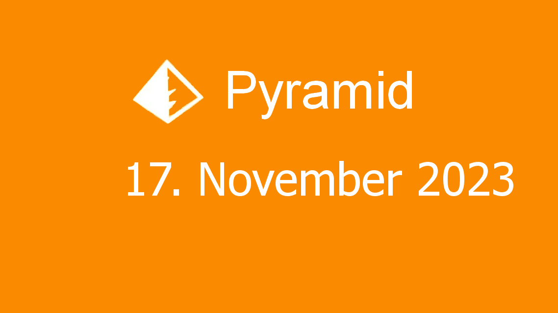 Microsoft solitaire collection - pyramid - 17. november 2023