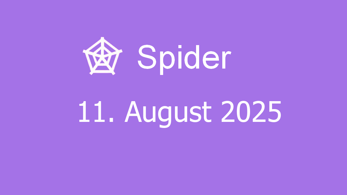 Microsoft solitaire collection - spider - 11. august 2025