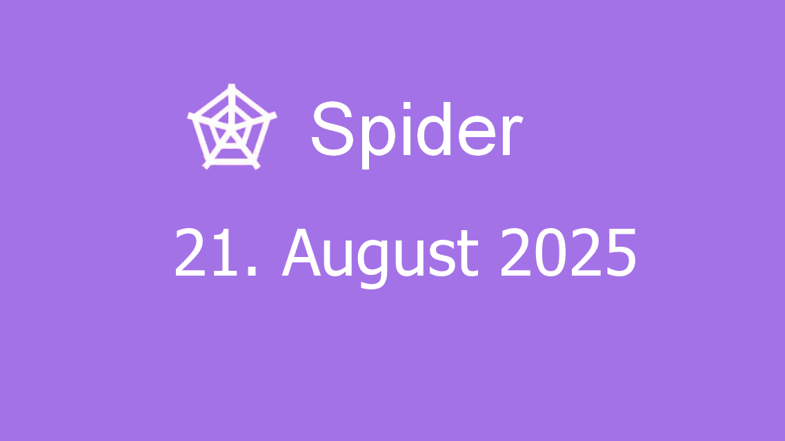Microsoft solitaire collection - spider - 21. august 2025